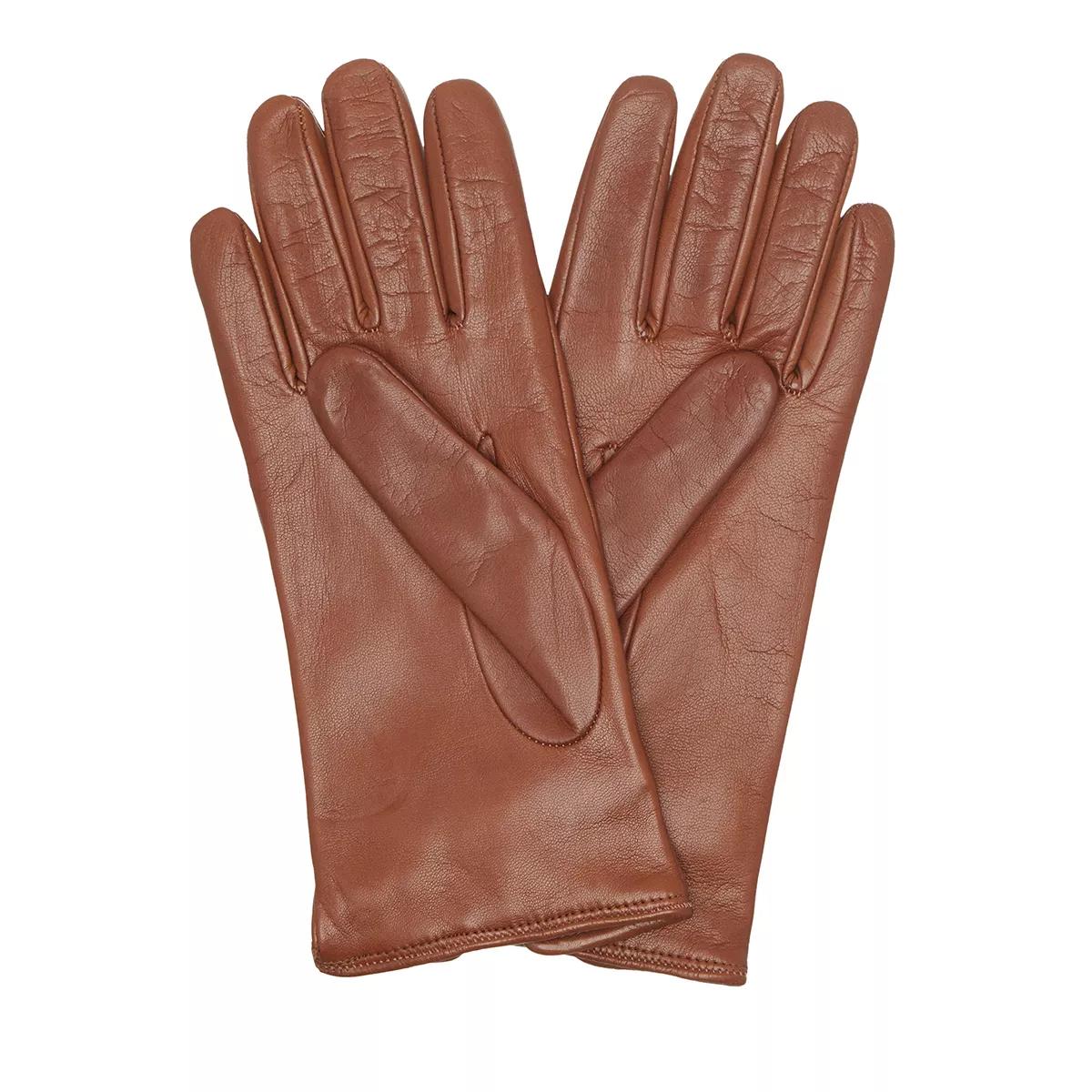 Moschino Handschuhe - Glove M1892 - Gr. 8 - in Braun - für Damen von Moschino