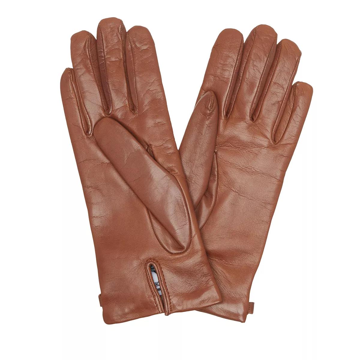 Moschino Handschuhe - Glove M2396 - Gr. 8 - in Braun - für Damen von Moschino