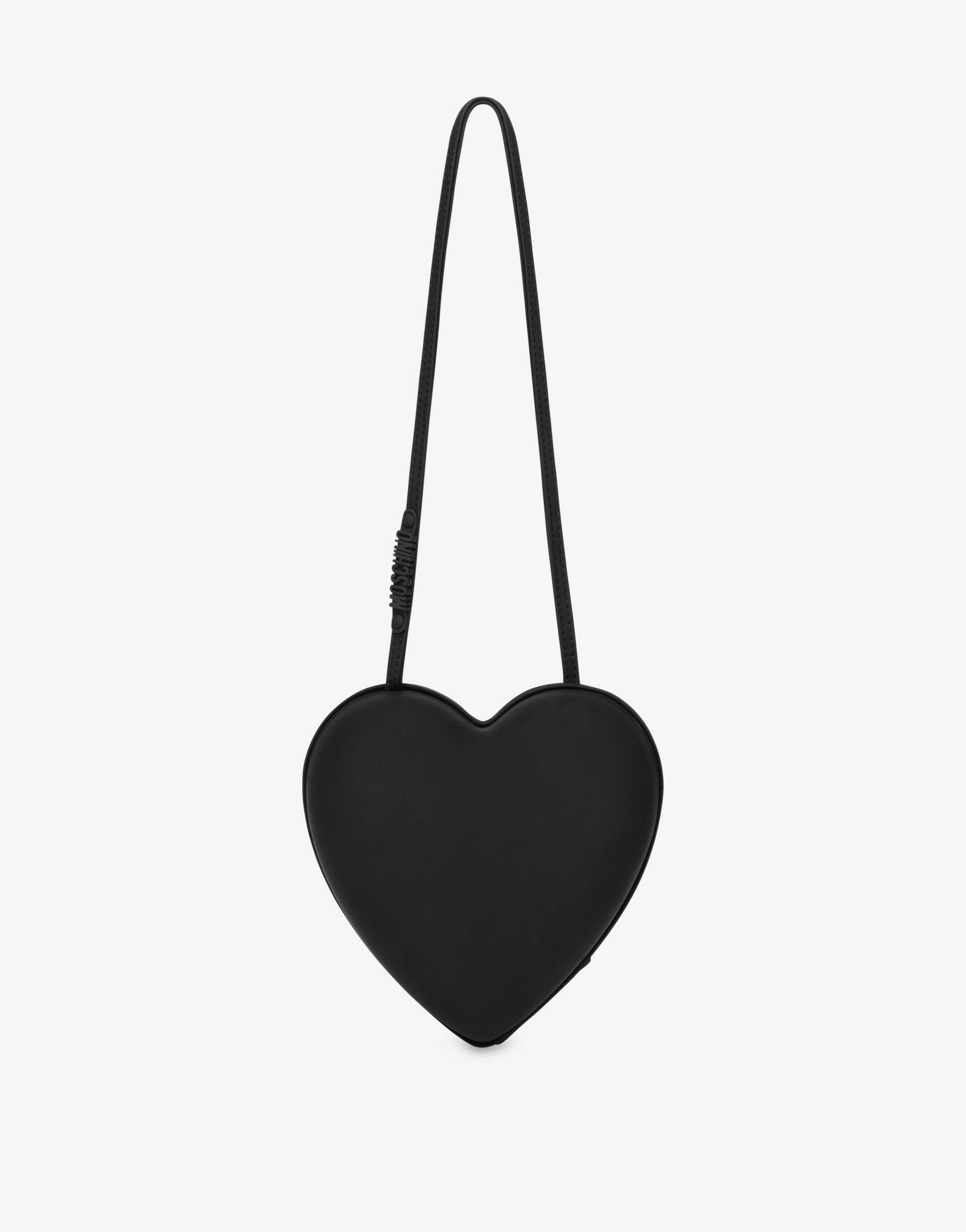 Moschino Heartbeat Bag Aus Gummiertem Nappaleder von Moschino