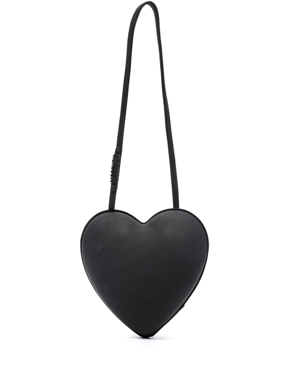 Moschino Heartbeat Schultertasche - Schwarz von Moschino