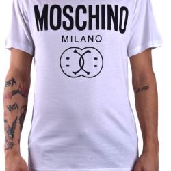 Moschino Herren Baumwoll-t-shirt In Weiß von Moschino