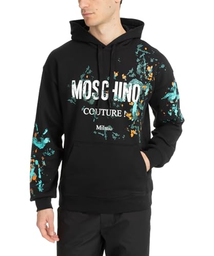 Moschino Herren Kapuzenpullover Black 46 EU von Moschino