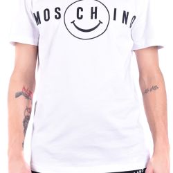 Moschino Herren T-shirt Aus Baumwolle In Weiß von Moschino