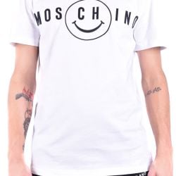 Moschino Herren T-shirt Aus Baumwolle In Weiß von Moschino