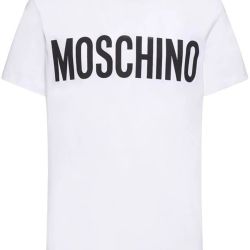 Moschino Herren Weißes Baumwoll-polo T-shirt A0702 20391001 von Moschino