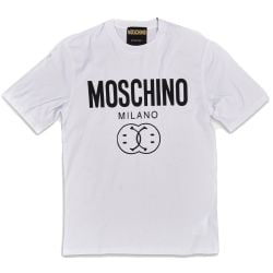 Moschino Herren Weißes Baumwoll-t-shirt 100% J0725 von Moschino