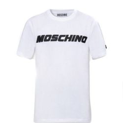 Moschino Herren Weißes Baumwoll-t-shirt A0729 von Moschino