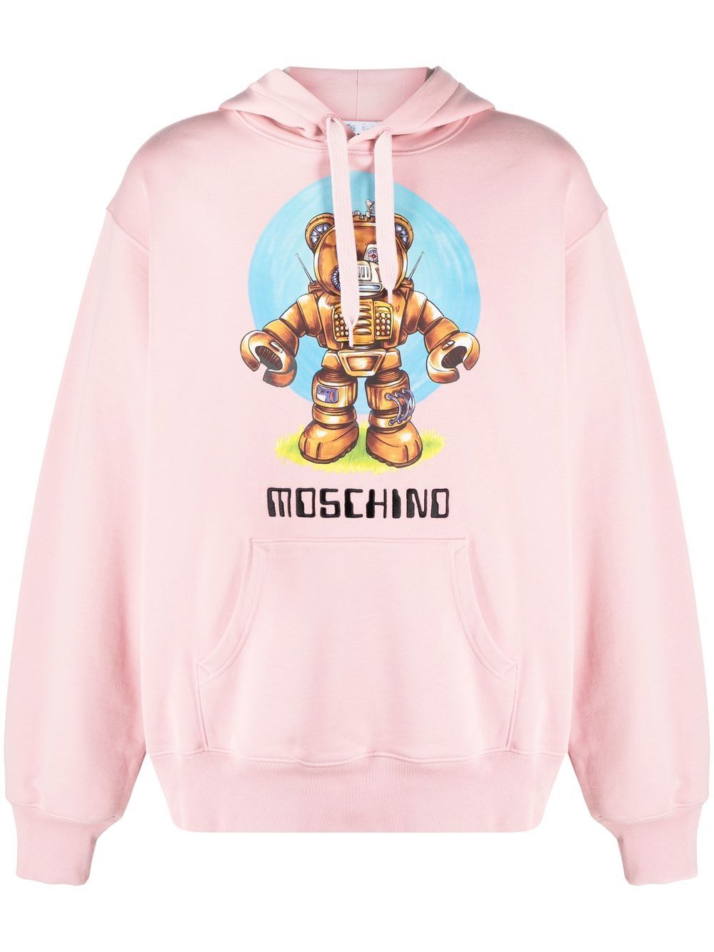 Moschino Hoodie mit Kordelzug - Rosa von Moschino