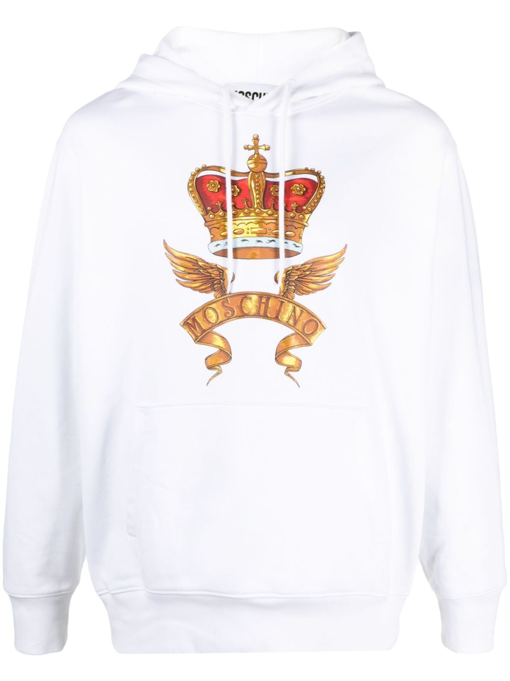 Moschino Hoodie mit Logo-Print - Weiß von Moschino