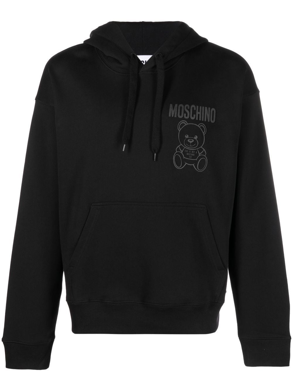 Moschino Hoodie mit Teddy-Print - Schwarz von Moschino