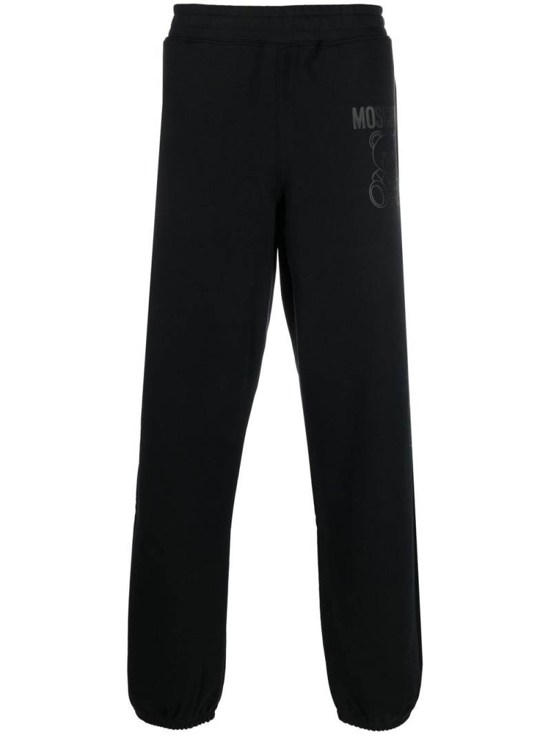 Moschino Hose mit Logo-Print - Schwarz von Moschino