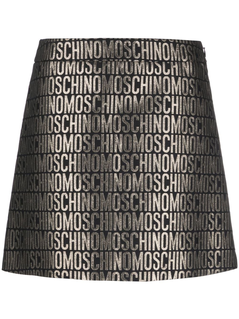 Moschino Jacquard-Rock mit Logo - Schwarz von Moschino
