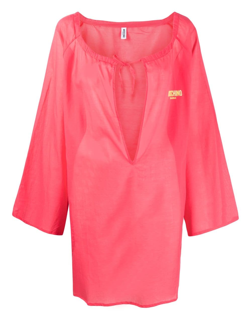 Moschino Kleid mit Logo-Print - Rosa von Moschino