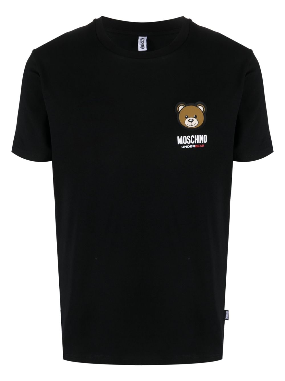 Moschino T-Shirt mit Teddy-Print - Schwarz von Moschino