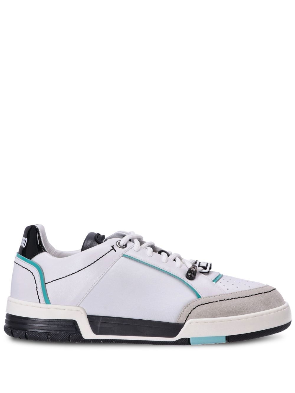 Moschino M. Sneakers mit Logo-Applikation - Weiß von Moschino