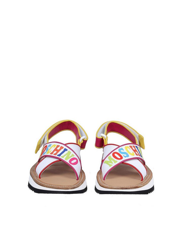 Moschino MOSCHINO SANDAL LOD. RO MZ9/35 OLONA BIA MULTICOLOURS Damen Sandale Klettverschluss, Logoprägung von Moschino