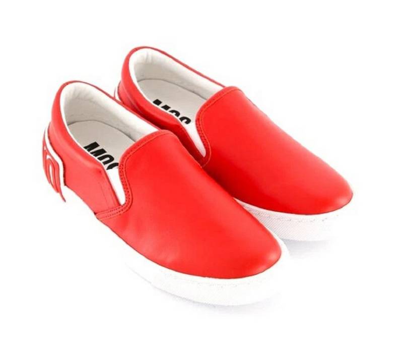 Moschino MOSCHINO SNEAKERD. VULCA25 VITELLO Damen Sneakers Slip-On Sneaker aus echtem Leder von Moschino