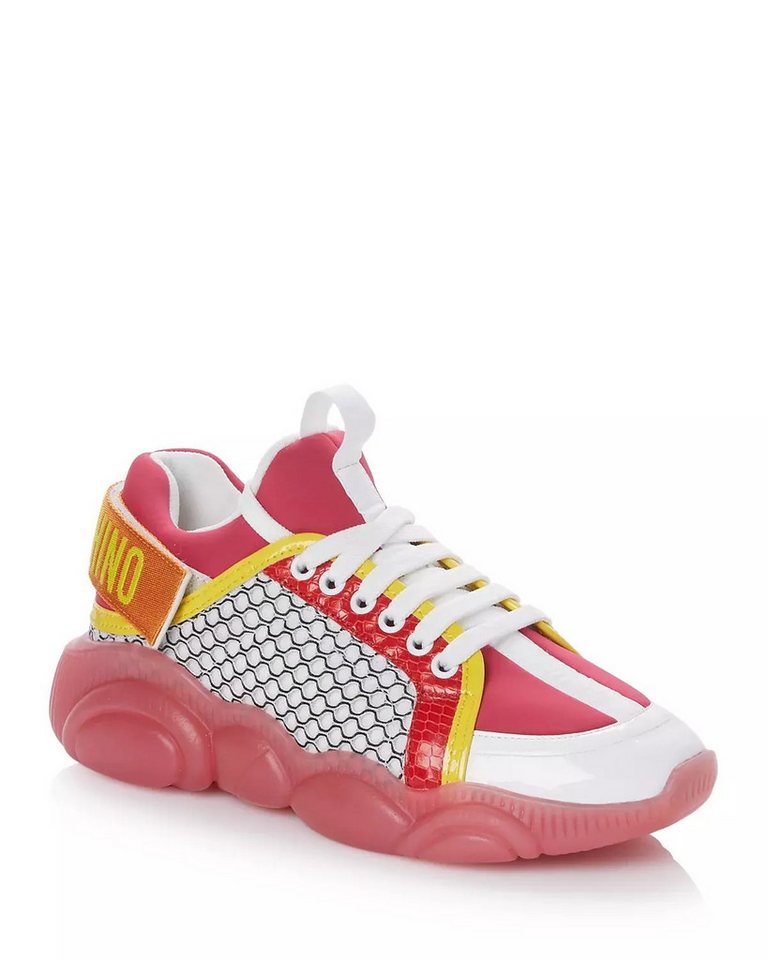 Moschino MOSCHINO Sneakers ORSO30 MIX BIA +FUX+ROS+GIA Damen Sneakers. Sneaker Farbe von Moschino