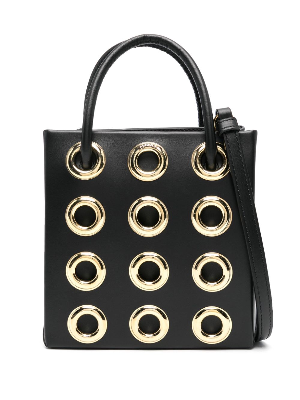 Moschino Mini-Tasche mit Ring - Schwarz von Moschino