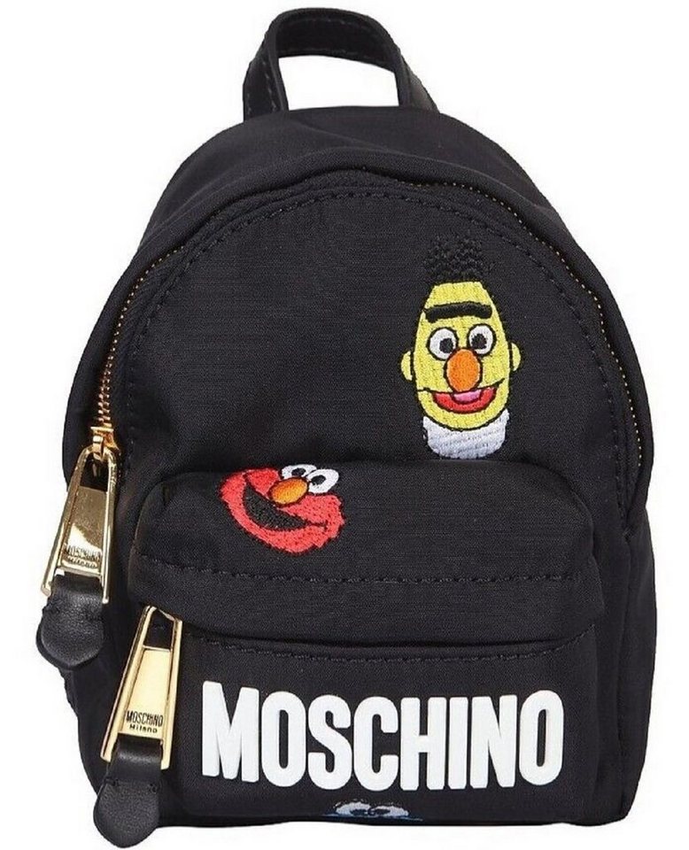 Moschino Minirucksack Moschino Sesame Street Rucksack, Moschino Sesame Street Mini Backpack, Sasame Street Patches von Moschino