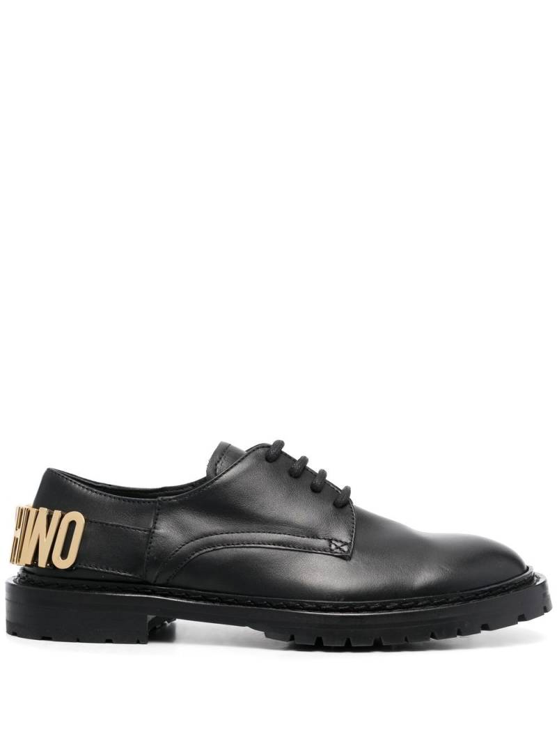 Moschino Oxford-Schuhe mit Logo - Schwarz von Moschino