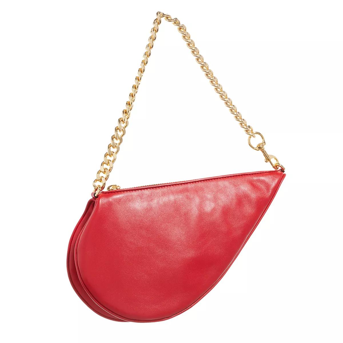 Moschino Pochettes - Heart Shoulder Bag - Gr. unisize - in Rot - für Damen von Moschino