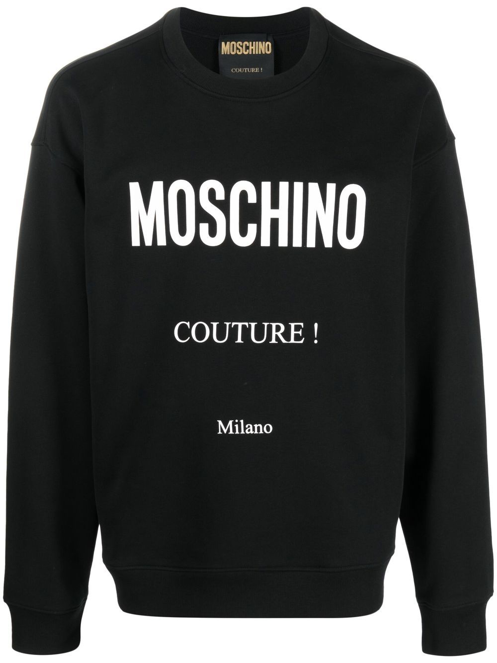 Moschino Pullover mit Logo-Print - Schwarz von Moschino