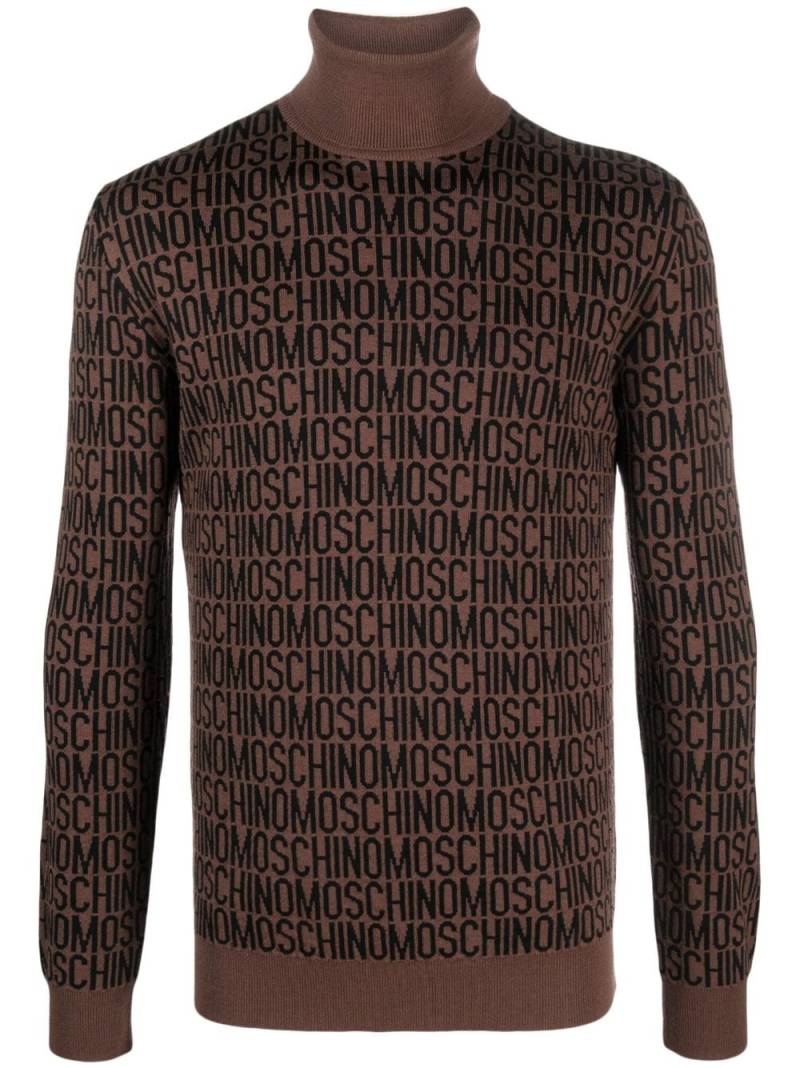 Moschino Pullover mit Rollkragen - Braun von Moschino