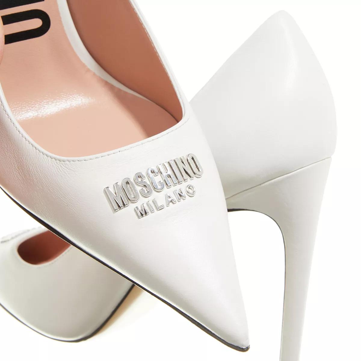 Moschino Pumps & High Heels - Moschino Plate Pump - Gr. 39 (EU) - in Weiß - für Damen von Moschino