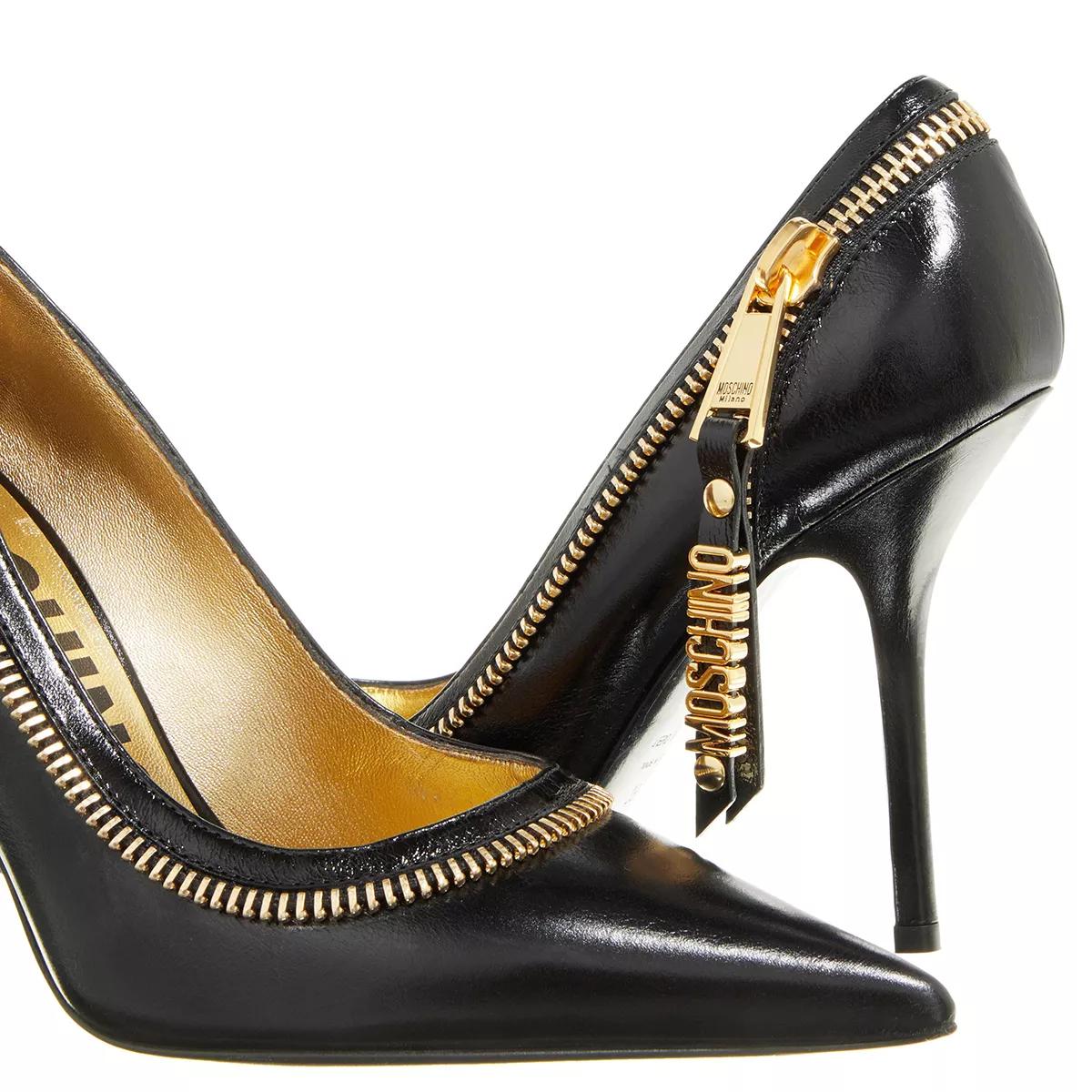 Moschino Pumps & High Heels - Zipper Detail Pump - Gr. 38 (EU) - in Schwarz - für Damen von Moschino