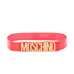 Moschino Roter Pvc-gürtel Für Damen - Elegantes Accessoire von Moschino