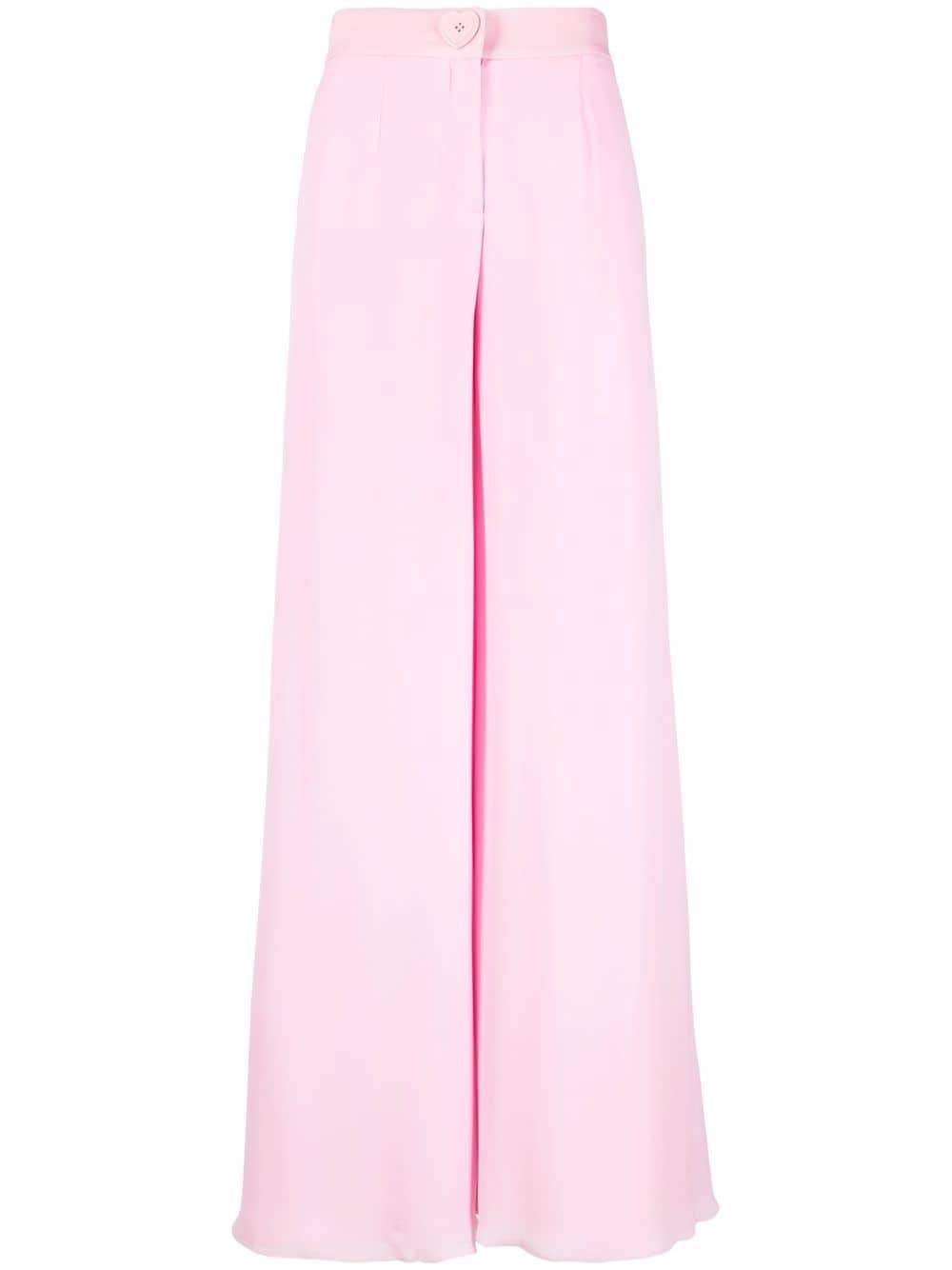 Moschino Schlaghose mit hohem Bund - Rosa von Moschino