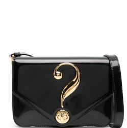 Moschino Schwarze Lackleder-handtasche von Moschino