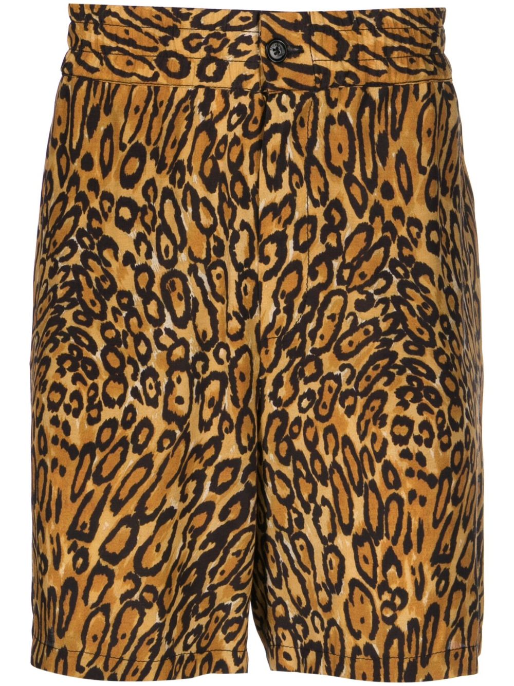 Moschino Shorts mit Animal-Print - Nude von Moschino