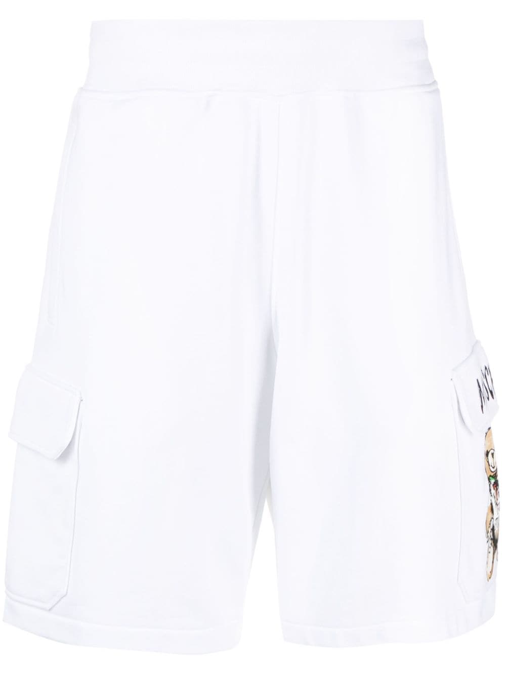 Moschino Shorts mit Teddy-Motiv - Weiß von Moschino