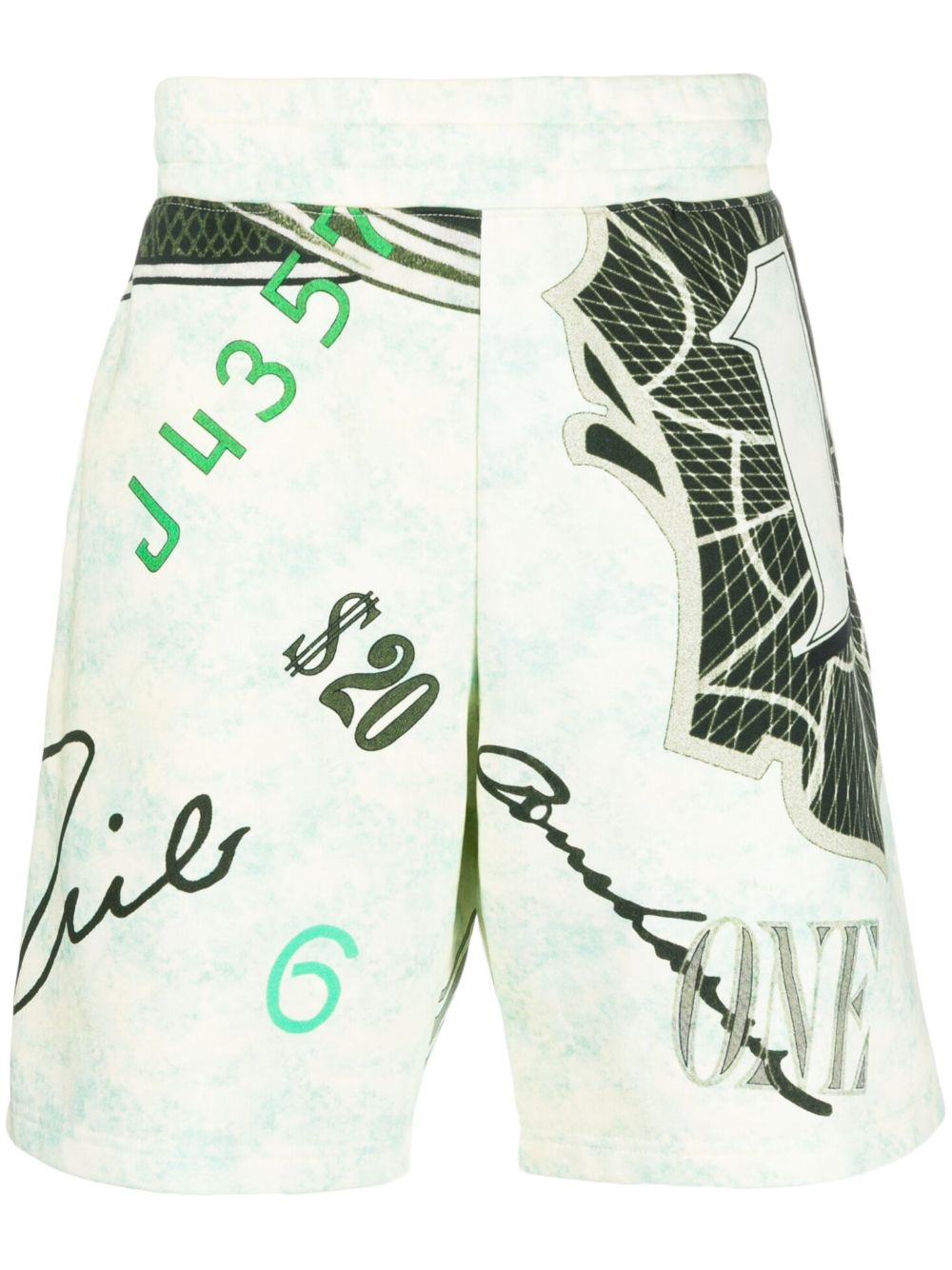 Moschino Shorts mit grafischem Print - Grün von Moschino