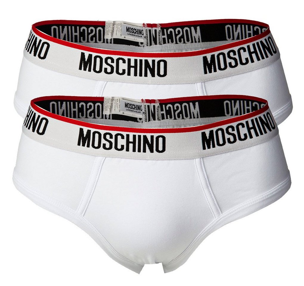 Moschino Slip Herren Slips 2er Pack - Briefs, Unterhose, Cotton von Moschino