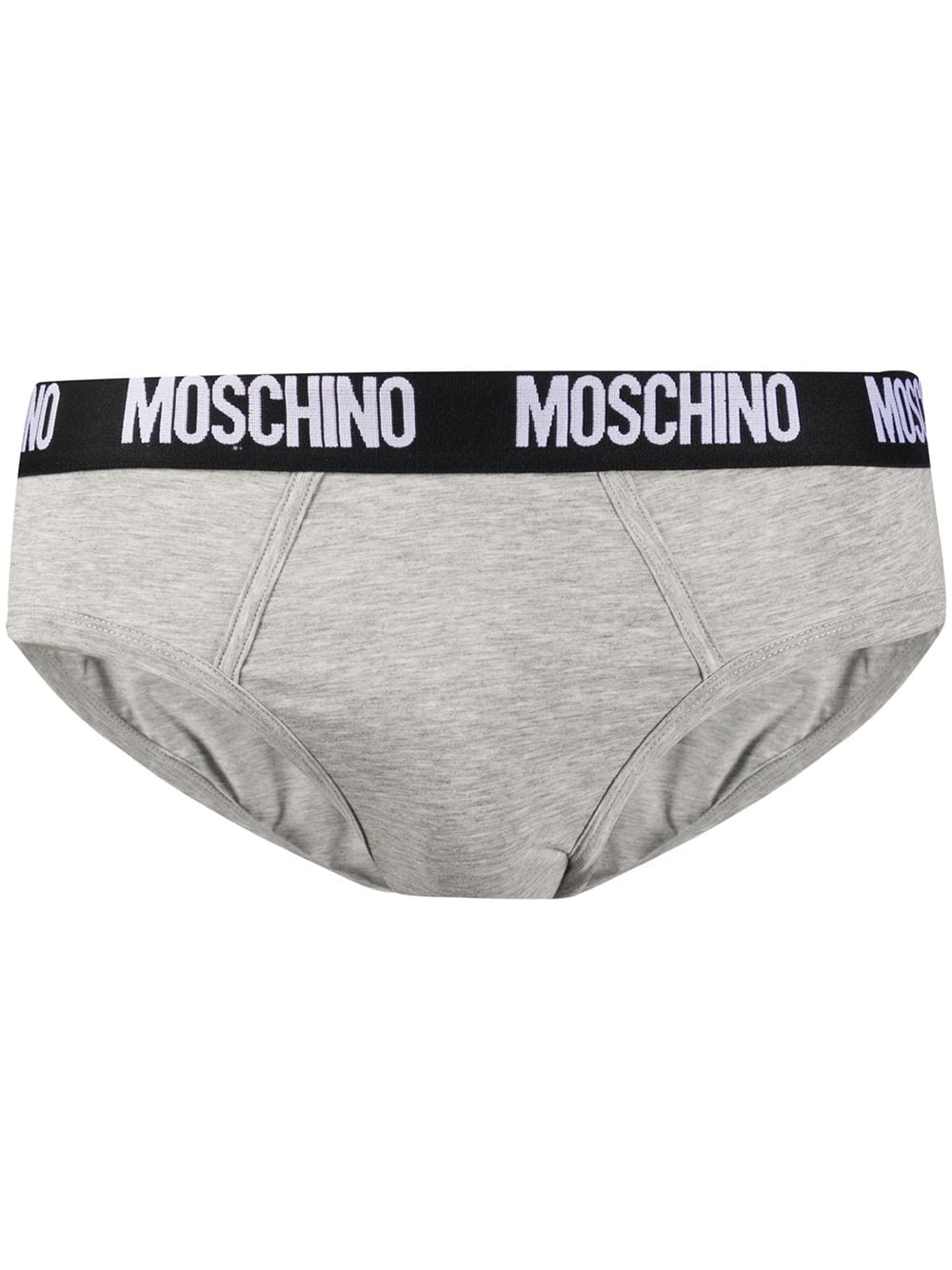 Moschino Slip mit Logo-Bund - Grau von Moschino