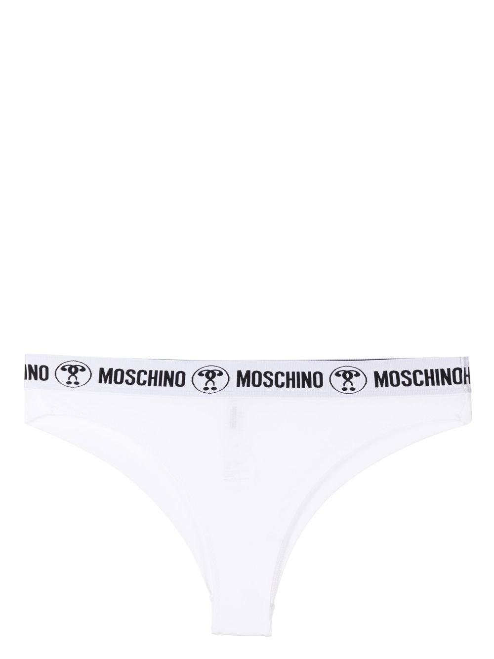 Moschino Slip mit Logo-Bund - Weiß von Moschino