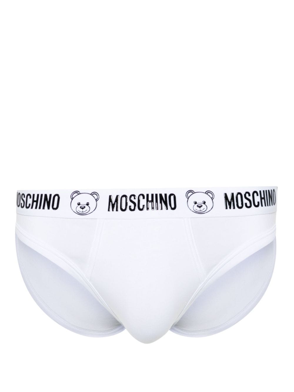 Moschino Slip mit Logo-Bund - Weiß von Moschino