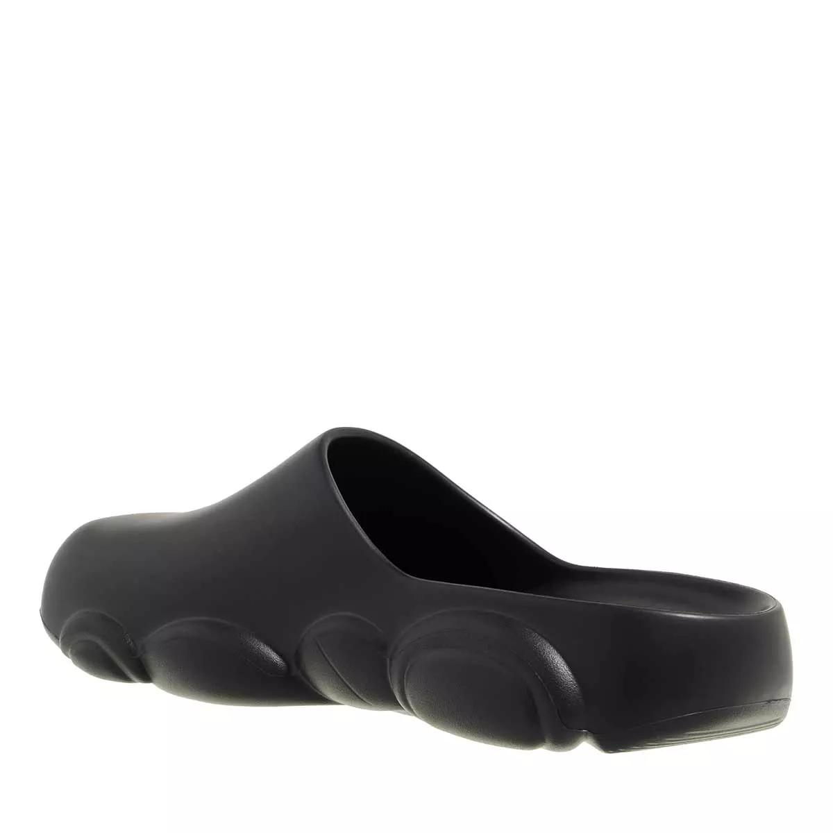 Moschino Slipper & Pantoletten - Scarpad.Rubber30 Gomma - Gr. 41_42 - in Schwarz - für Damen von Moschino