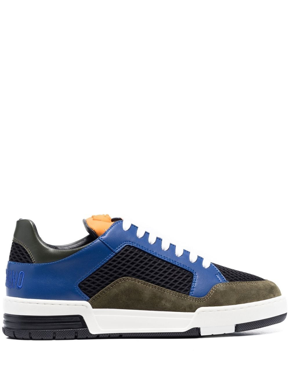 Moschino Sneakers in Colour-Block-Optik - Blau von Moschino
