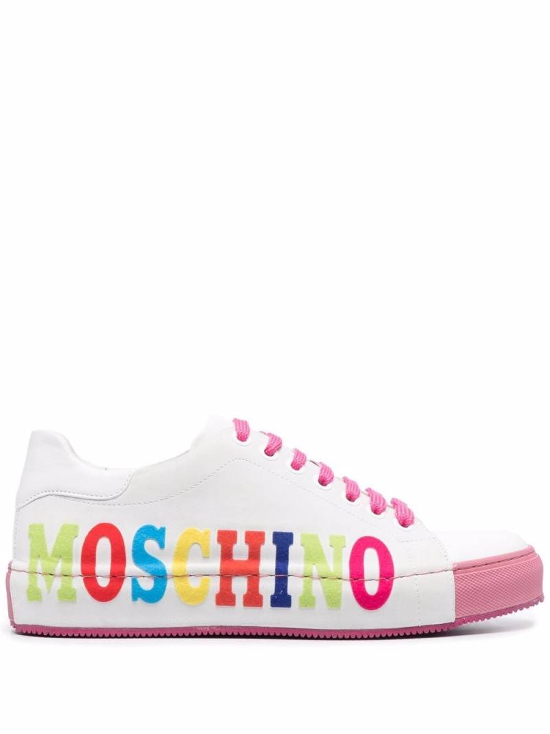 Moschino Sneakers mit Logo - Weiß von Moschino