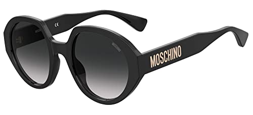 Moschino MOS126/S Black/Dark Grey Shaded 53/22/140 Damen Sonnenbrillen von Moschino