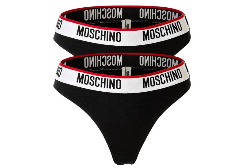 Moschino String Damen String 2er Pack Baumwollmischung (Packung, 2er Pack) von Moschino