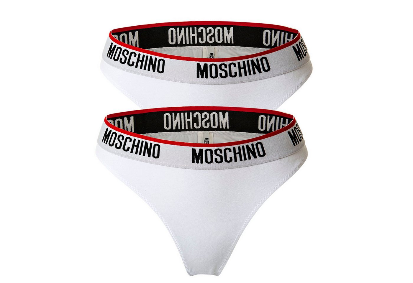 Moschino String Damen String 2er Pack Baumwollmischung (Packung, 2er Pack) von Moschino