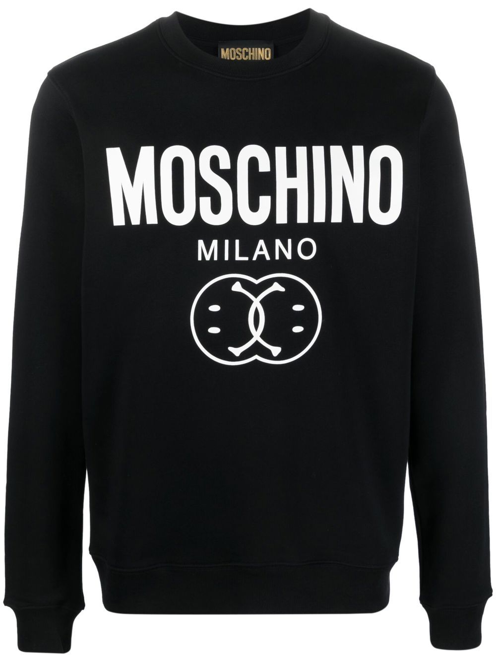 Moschino Sweatshirt mit Logo-Print - Schwarz von Moschino