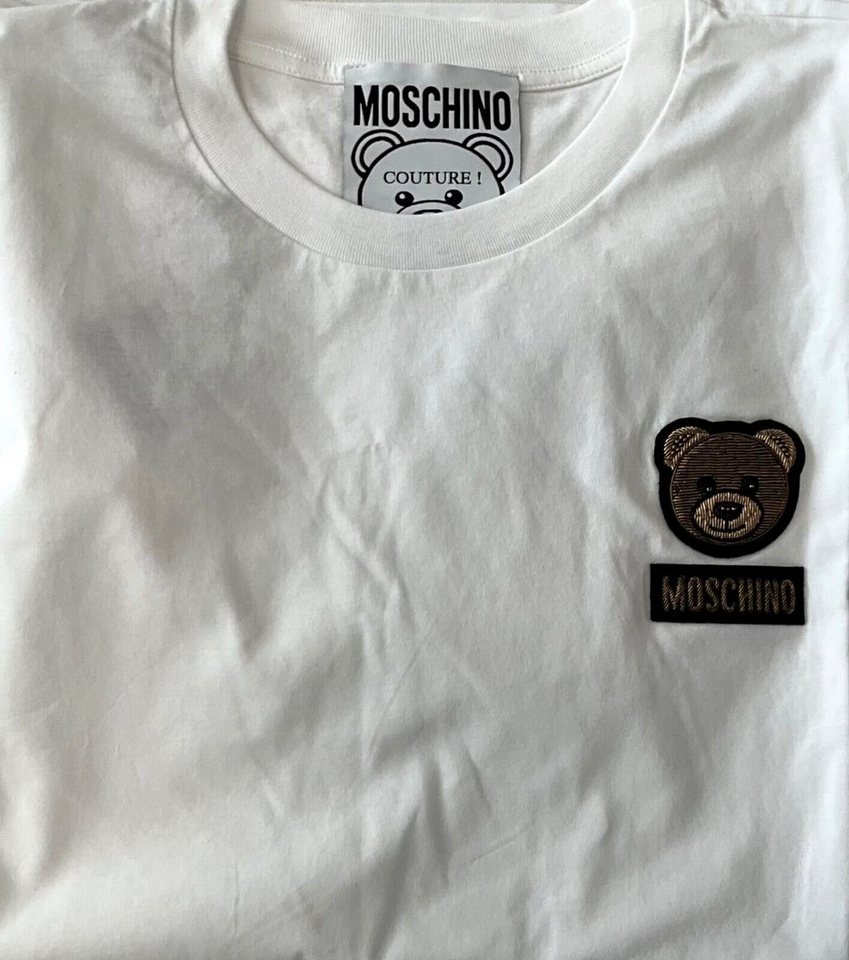 Moschino T-Shirt Moschino Damen T-Shirt, Moschino Mod, D3A0712 Damen T-Shirt, Weiß von Moschino