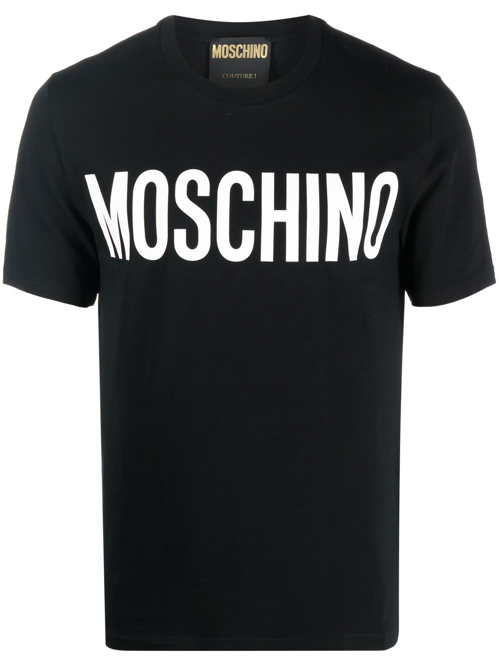 Moschino T-Shirt mit Logo-Print - Schwarz von Moschino