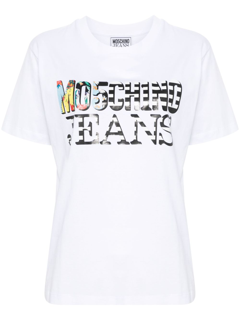 MOSCHINO JEANS T-Shirt mit Logo-Print - Weiß von MOSCHINO JEANS